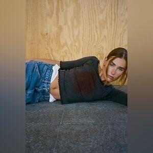 We the Free Sweet and Salty Tee (L) Black